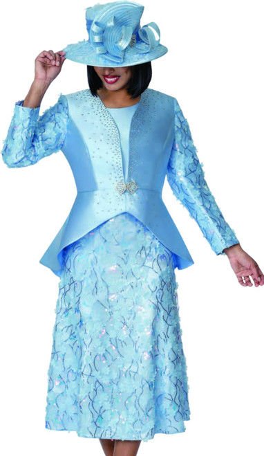 GMI 401783 2Pc Twill and Lace Set - Spring/Summer 2026 New Arrival