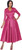 Terramina 7869 Wrap Dress - Fuchsia