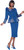 Terramina 7108 2Pc Skirt Suit - Royal