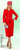Lily and Taylor 3895 Skirt Suit -Red