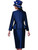 G400593 Navy Church Suit with Brooch-2