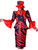 G401022 Bold Red & Black Church Suit