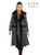 Luxe Moda LM-490 Charcoal Knit Coat with Faux Fur Trim – Fall 2025