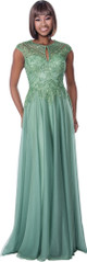 Annabelle 8864 Special Occasion Dress - Green