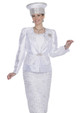 Champagne Italy 5911 3Pc Skirt Suit -W