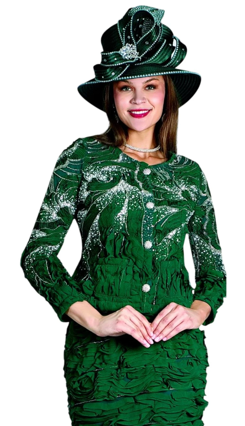 Lily and Taylor Women Church Suits and Hats Collection