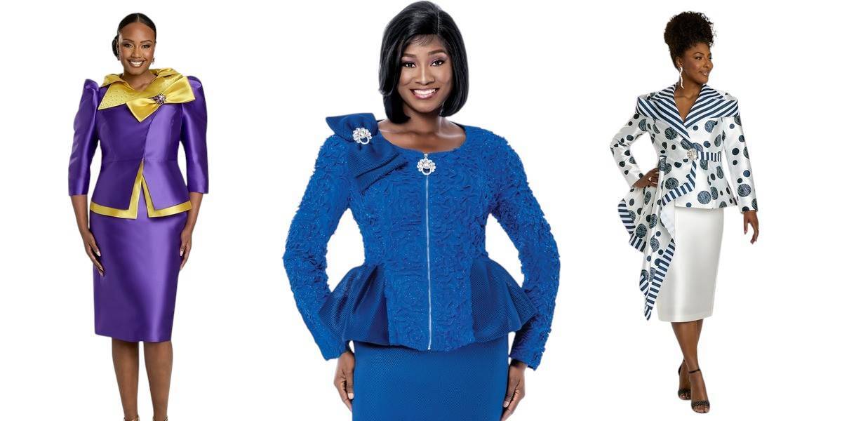 Outlet Deals collage – last-chance designer suits and dresses