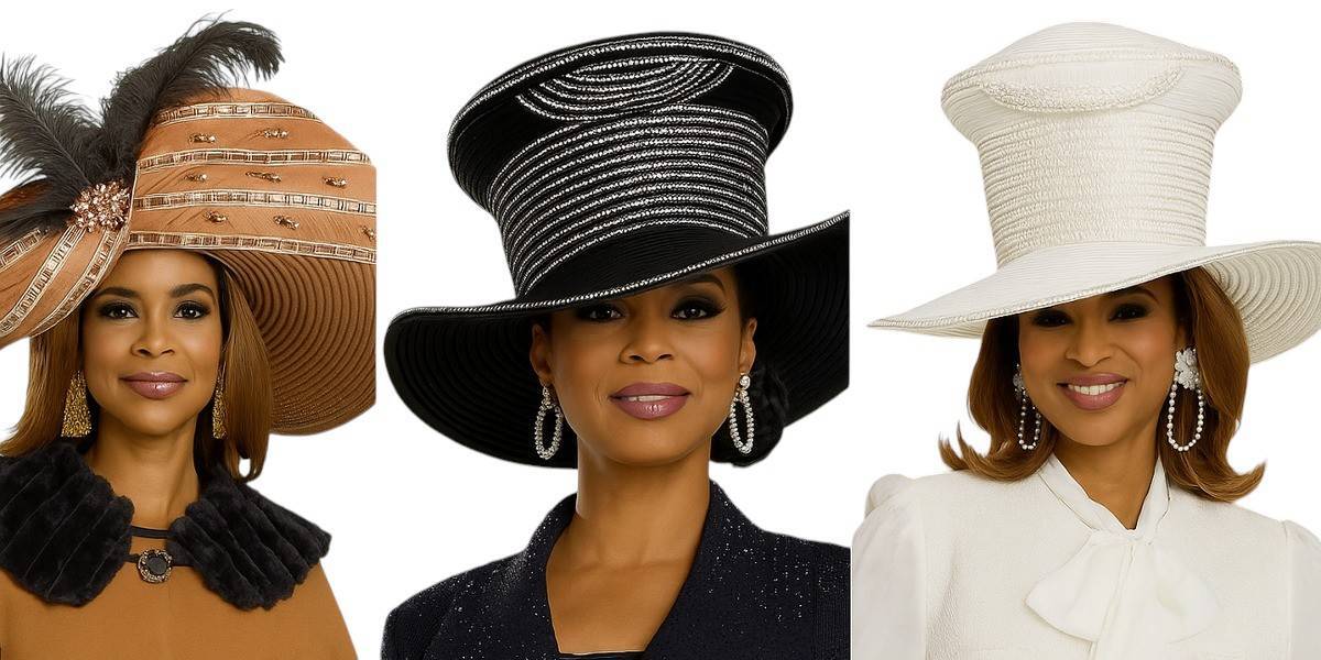 Women’s church hats in elegant styles and colors