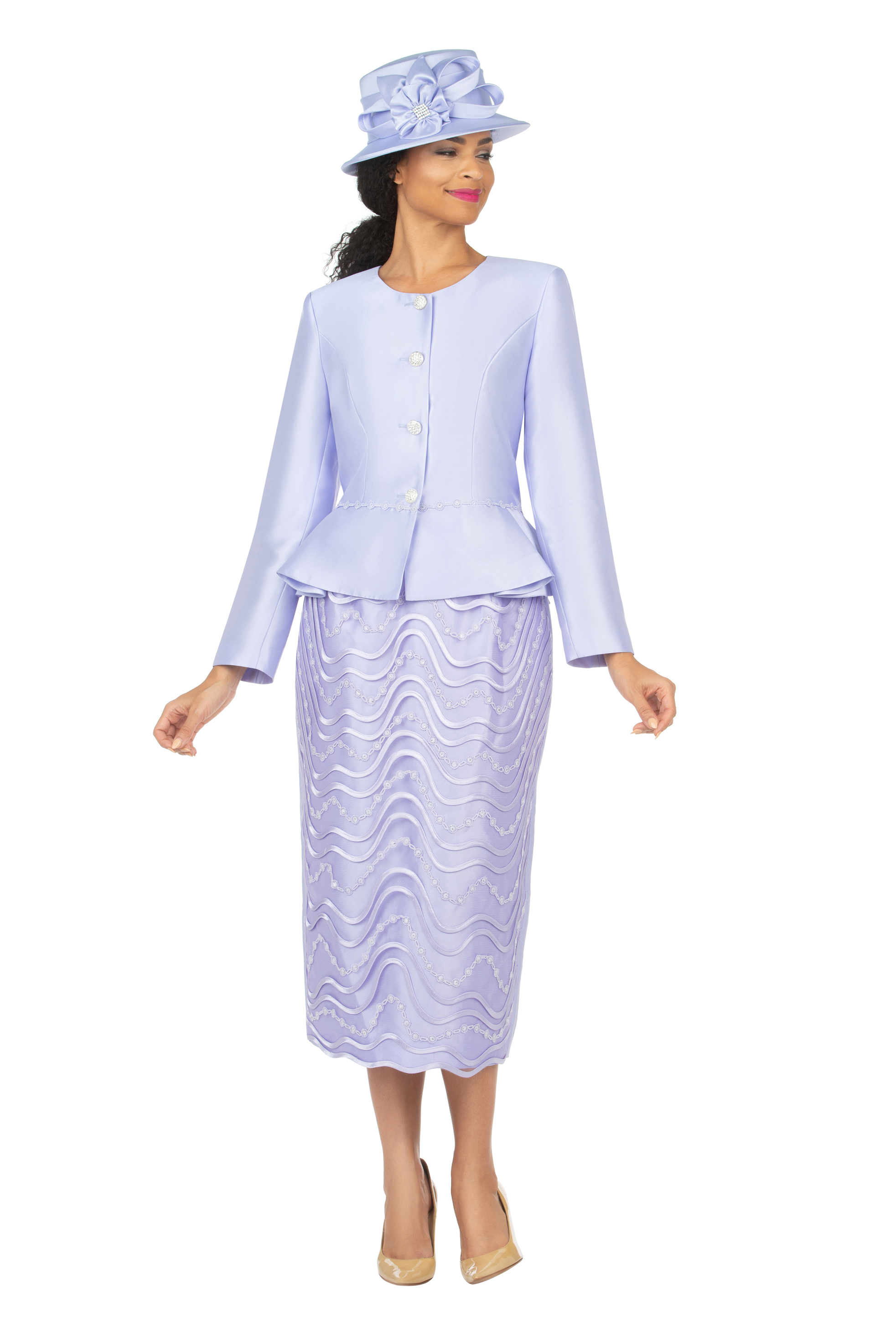 Elegance Fashions | Giovanna G1156 2Pc Skirt Suit - in 4 Colors