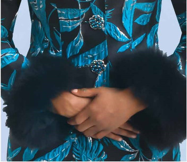 Elegance Fashions | Lily and Taylor A11 Fox Fur Cuffs