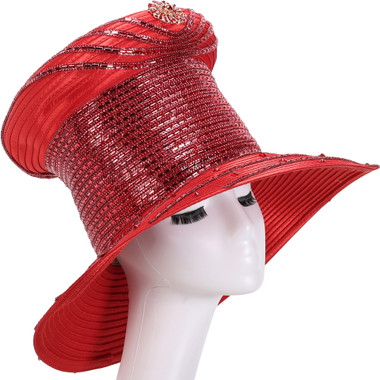 H22134 Designer Women Church Hat display picture 1