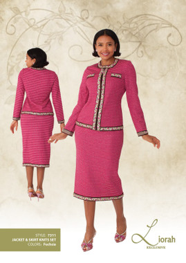 Liorah Knits Designer Church Suit 7311 – Women's Special Occasions