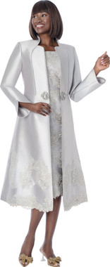 Terramina Women Church Suit 7383 Dress & Coat Set – Elegant