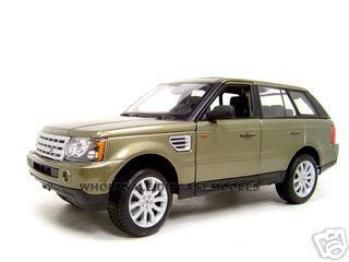Copy of Range Rover Sport Diecast Model Green 1/18 Die Cast Car By Bburago