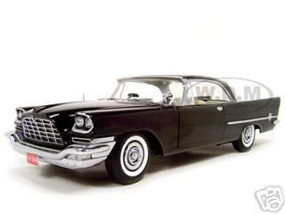 Copy of 1957 Chrysler 300C Diecast Model Black 1/18 Die Cast Car Precision 100 By Ertl