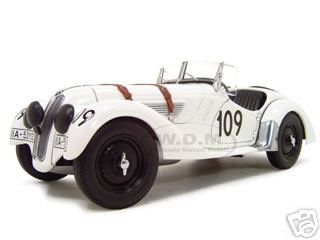 BMW 328 Roadster Mille Miglia 1938 #109 Diecast Model 1/18 Die Cast Car By Autoart