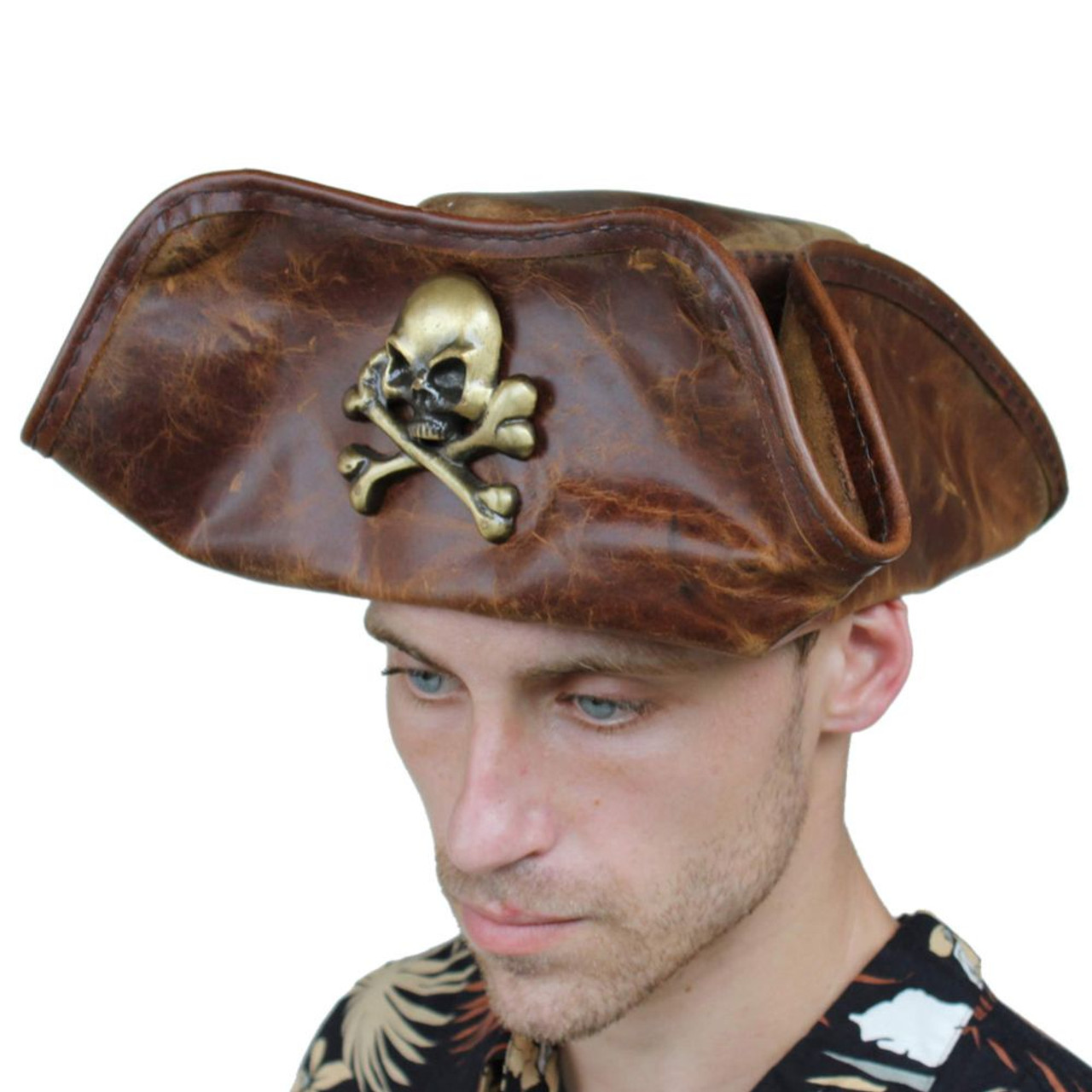 【一点物】 handmade pirate hat gothic 一点物】 handmade pirate hat gothic
