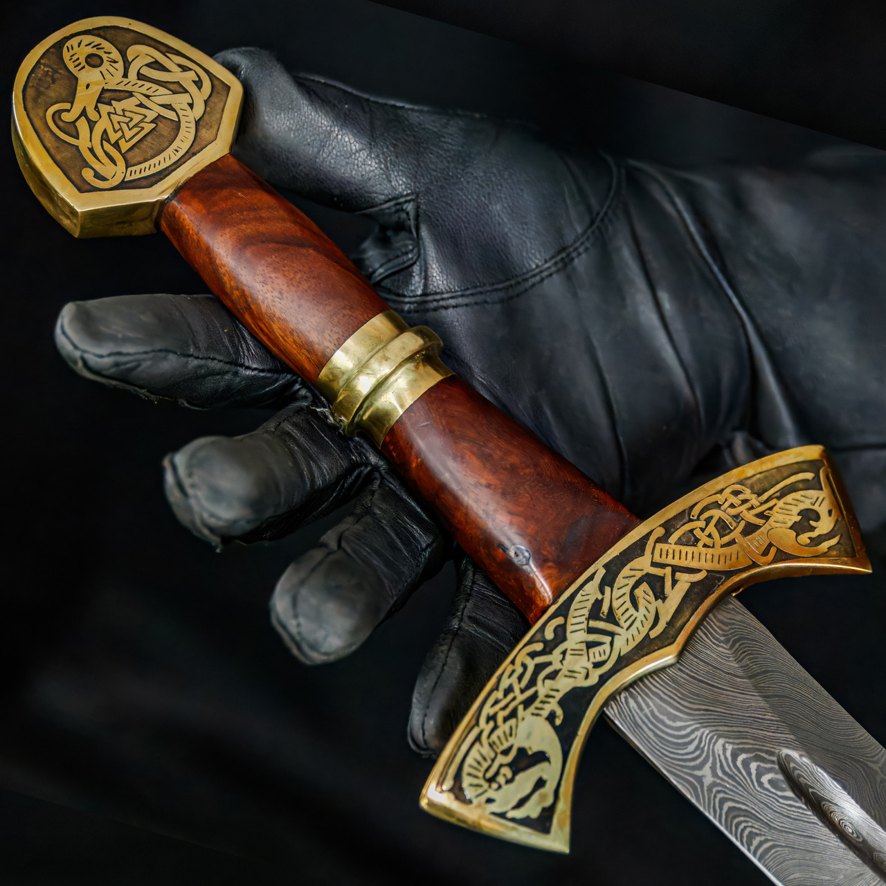 Warriors Call Damascus Steel Carolingian Viking Sword