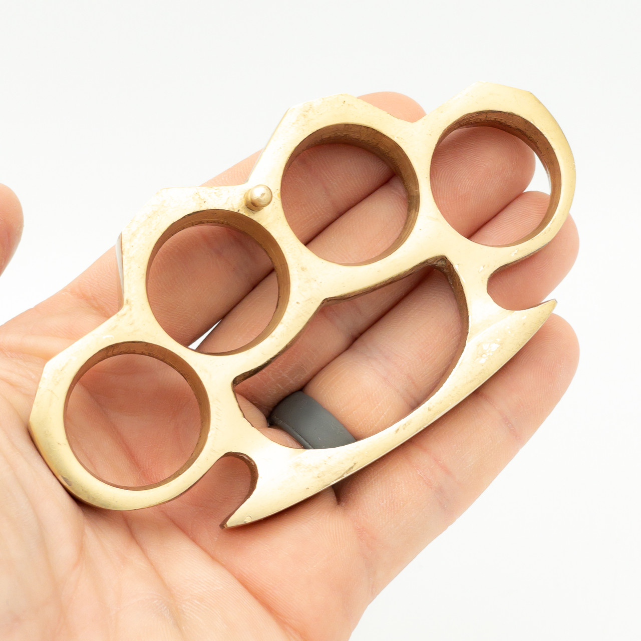 100 % Real Genuine Brass Knuckle Duster Belt Buckle Paperwei