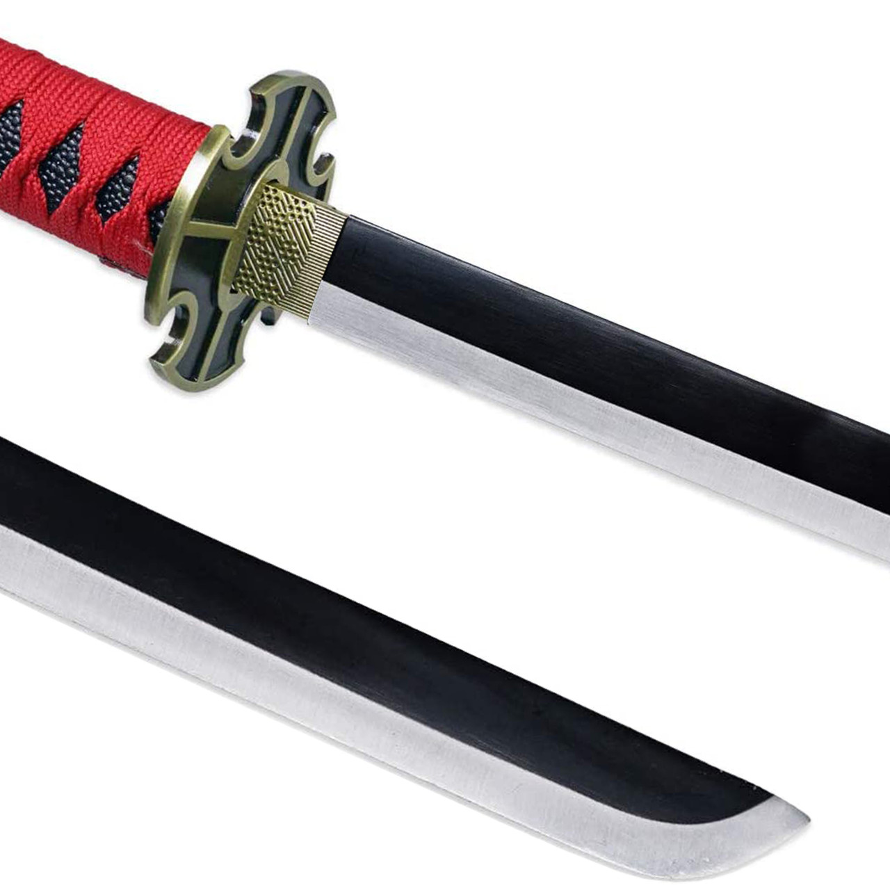  Adust Carbon Steel Zoro Sword, Anime Sword, 41 inch Overall,  Japanese Katana Samurai Sword : Sports & Outdoors