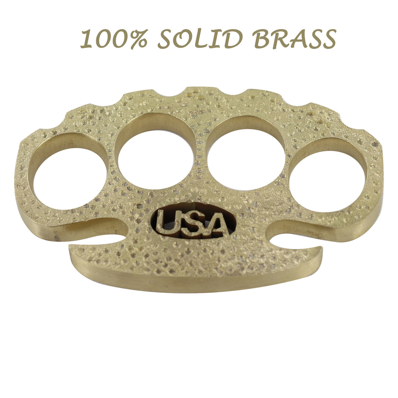 Bulletproof 100% Pure Brass Knuckle Paper Weight Accessory