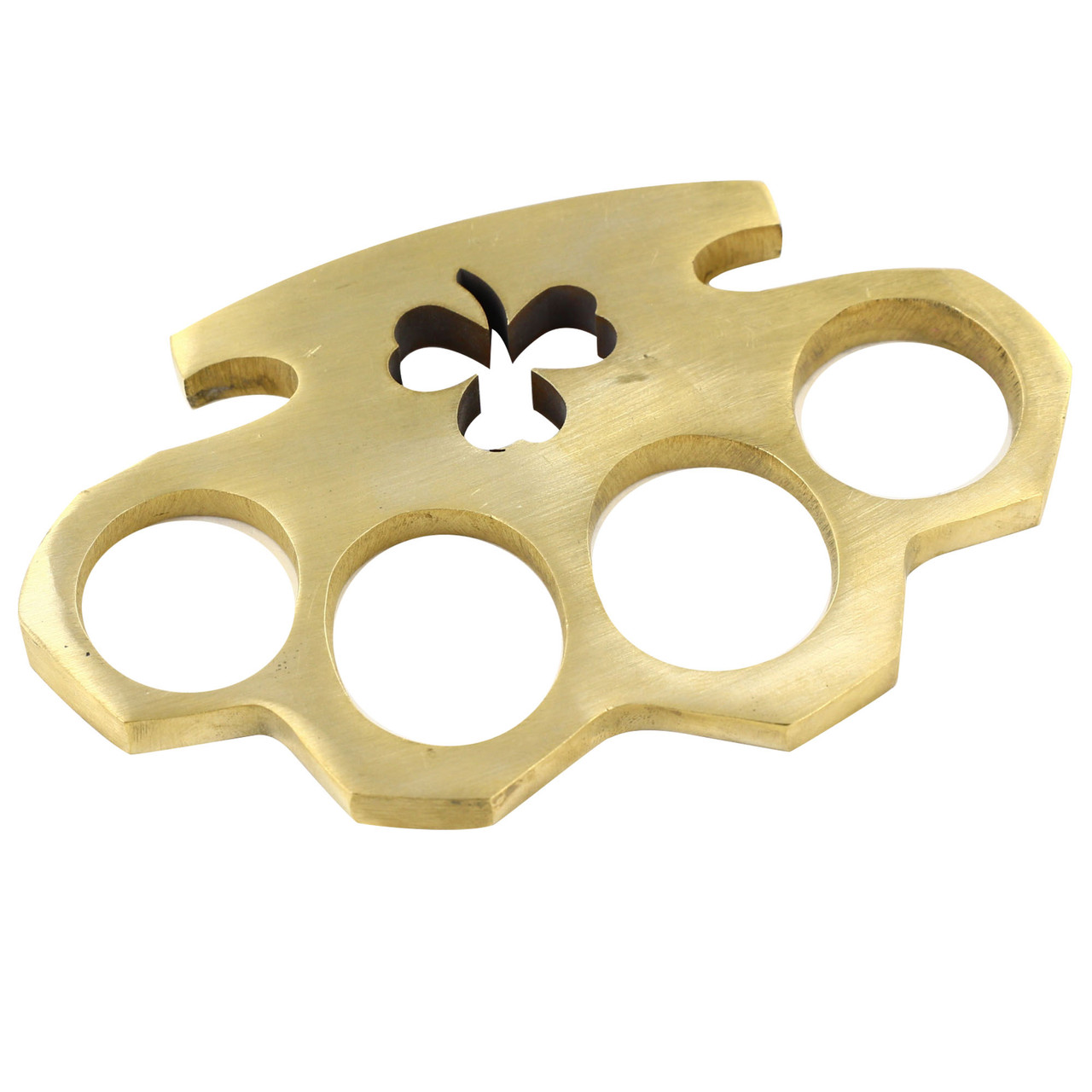 Lucky Punch 100% Pure Brass Knuckle Duster Novelty Paperweight