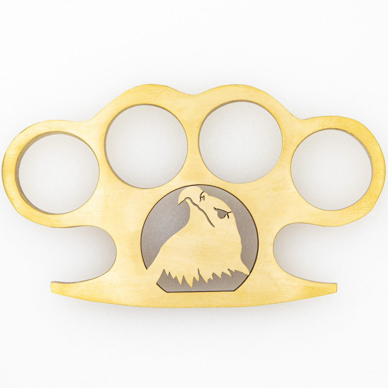 What A Hoot Pure Solid Brass Knuckle Duster Novelty Paper Weight