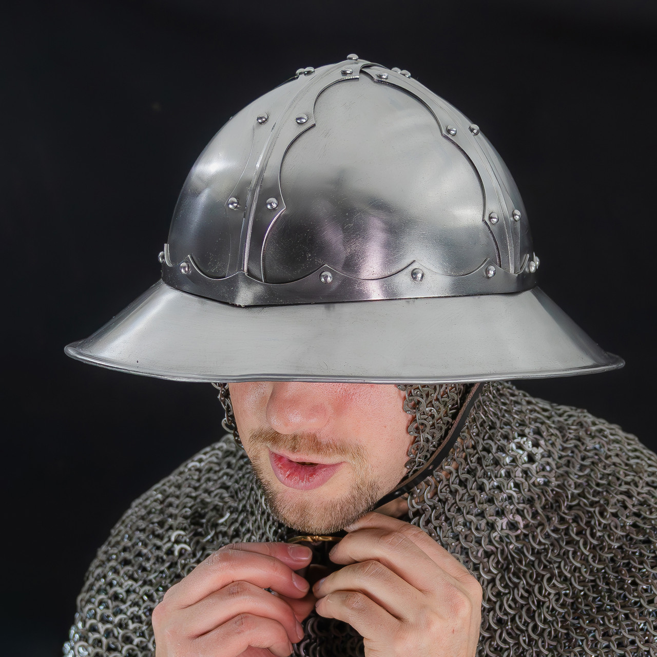 cut silver chin strap on smith helmet Safety with Strap, Type 2, Class E Lawson Products except V Guard from Above 16G Steel