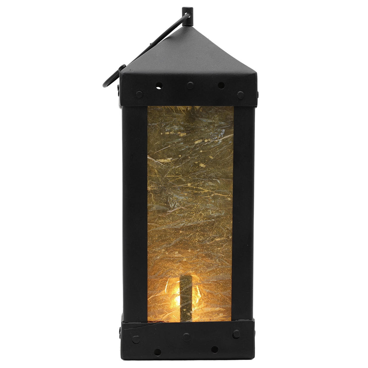 【未使用】Deff　 LANTERN HANGAR Square Medieval Lantern Replica | Mild Steel Medieval Candle