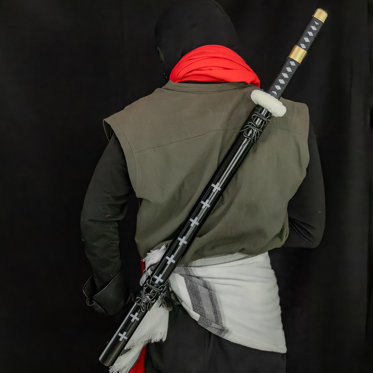 Trafalgar Law Kikoku Foam Katana & Leather Medieval Baldric Sling