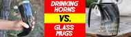 Drinking Horns vs. Glass Mugs: Which is Better for Mead?