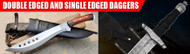 Double Edged and Single Edged Daggers: What’s the Difference?