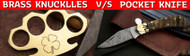 Brass Knuckles vs a Pocket Knife| What Better