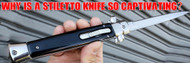 Forbidden Fruit: Why is a Stiletto Knife So Captivating?