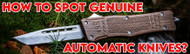 How to Spot Genuine Automatic Knives for Sale Online