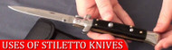 Where Can We Use The Stiletto Knife? Italian Stiletto Knife