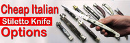 Cheap Italian Stiletto Knife Options