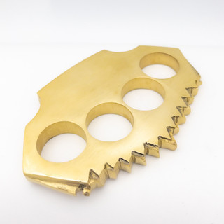 To the Death 100% Pure Brass Knuckle Paper Weight Accessory