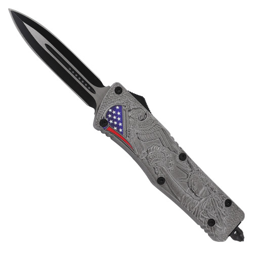 Dual Action American Pride OTF Knife