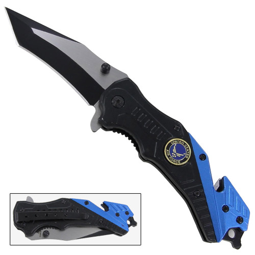 United States Blue Angel Air Force Spring Assisted Knife