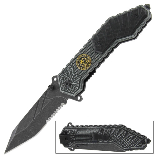 Special Forces Unconventional Warfare Assisted Breaker Knife