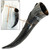 XL Viking Drinking Horn with Black Leather Frog Belt Holder XL Viking Drinking Horn with Black Leather Frog Belt Holder