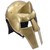 Roman Gladiator Arena Brass Spike Helmet