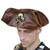 Skull & Crossbones Pirate Hat Handmade Real Leather
