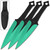 Momochi Ninjutsu Precision Throwing Knives Green