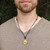Somber Eternity Skull Brass Pendant Necklace Somber Eternity Skull Brass Pendant Necklace