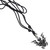 Flying Skull & Spine Pewter Necklace Flying Skull & Spine Pewter Necklace