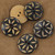 Genuine Horn Rebel Tribe 5 Piece Button Set