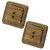 Four Corners Hand Crafted 2 Hole Horn Button Set Four Corners Hand Crafted 2 Hole Horn Button Set