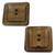 Four Corners Hand Crafted 2 Hole Horn Button Set Four Corners Hand Crafted 2 Hole Horn Button Set